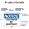 Signmission Utility Room No Admittance OSHA Notice Sign, Aluminum, 10in W x 7in L, 2PK OS-2PACK-NS-A-710-L-18846 - alternate 2